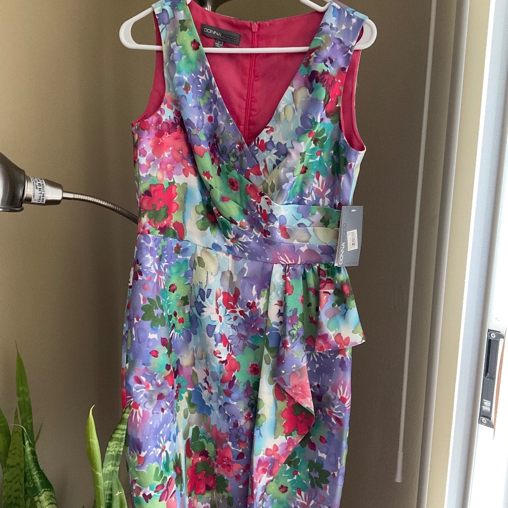 Donna Ricco New York Printed Dress, Size 4 NWT